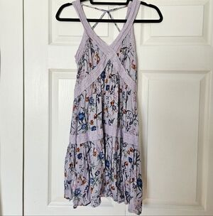 Xhilaration Lavender Floral Dress